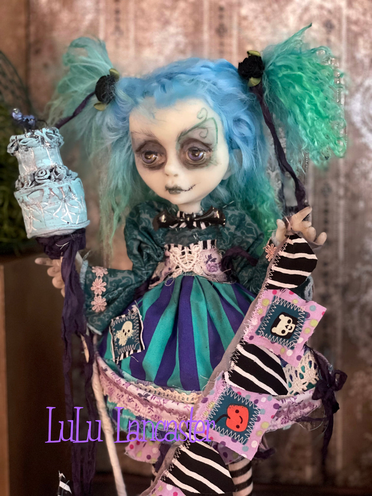 Paisley Halloween Party Kid Original LuLu Lancaster Art Dolls