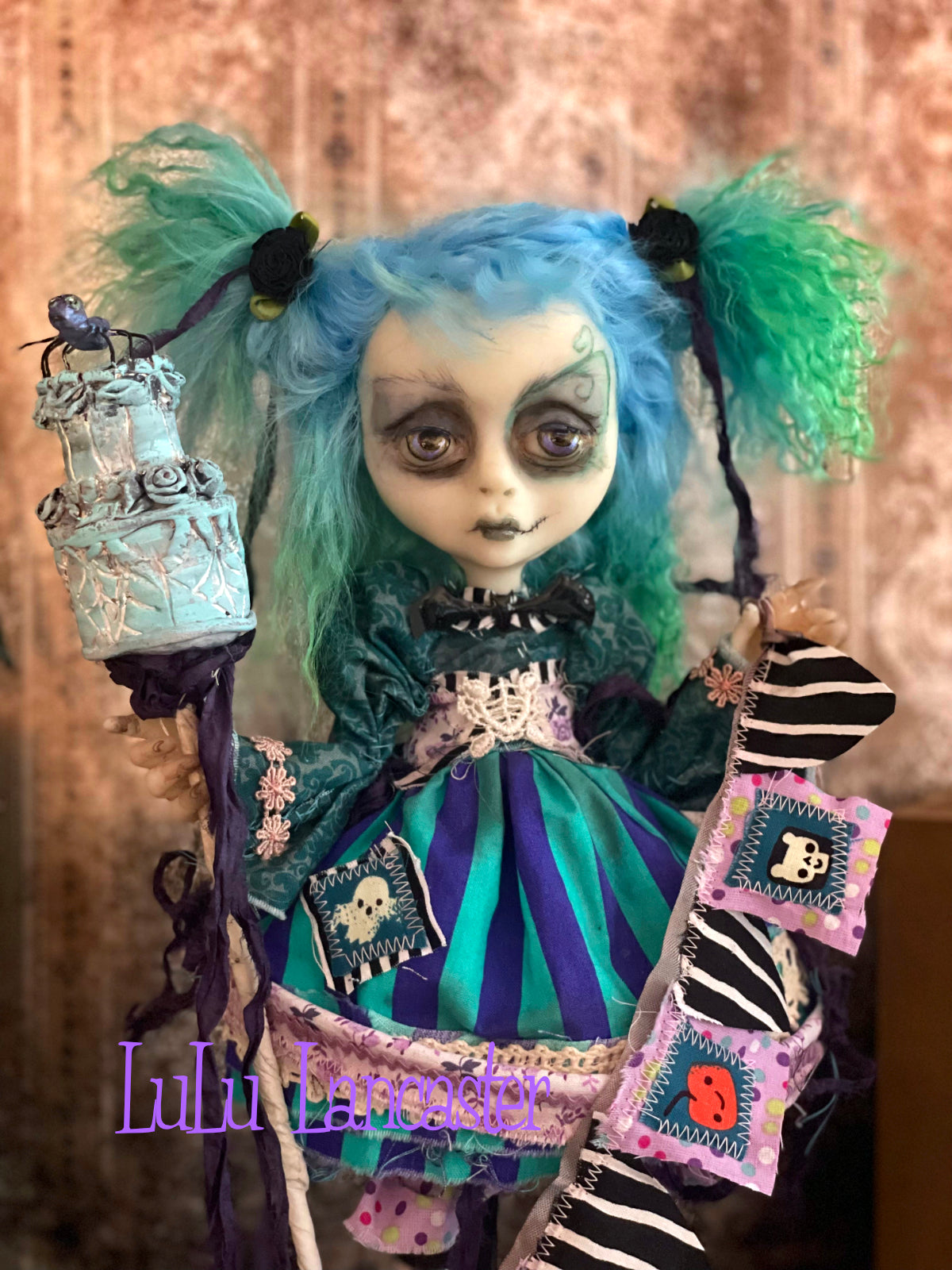 Paisley Halloween Party Kid Original LuLu Lancaster Art Dolls