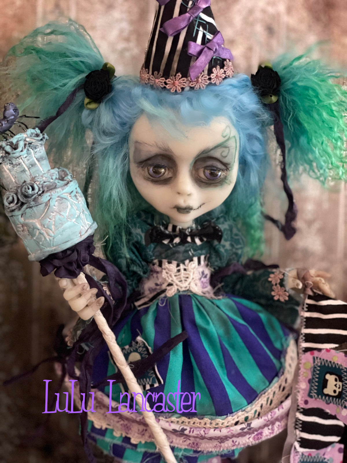 Paisley Halloween Party Kid Original LuLu Lancaster Art Dolls