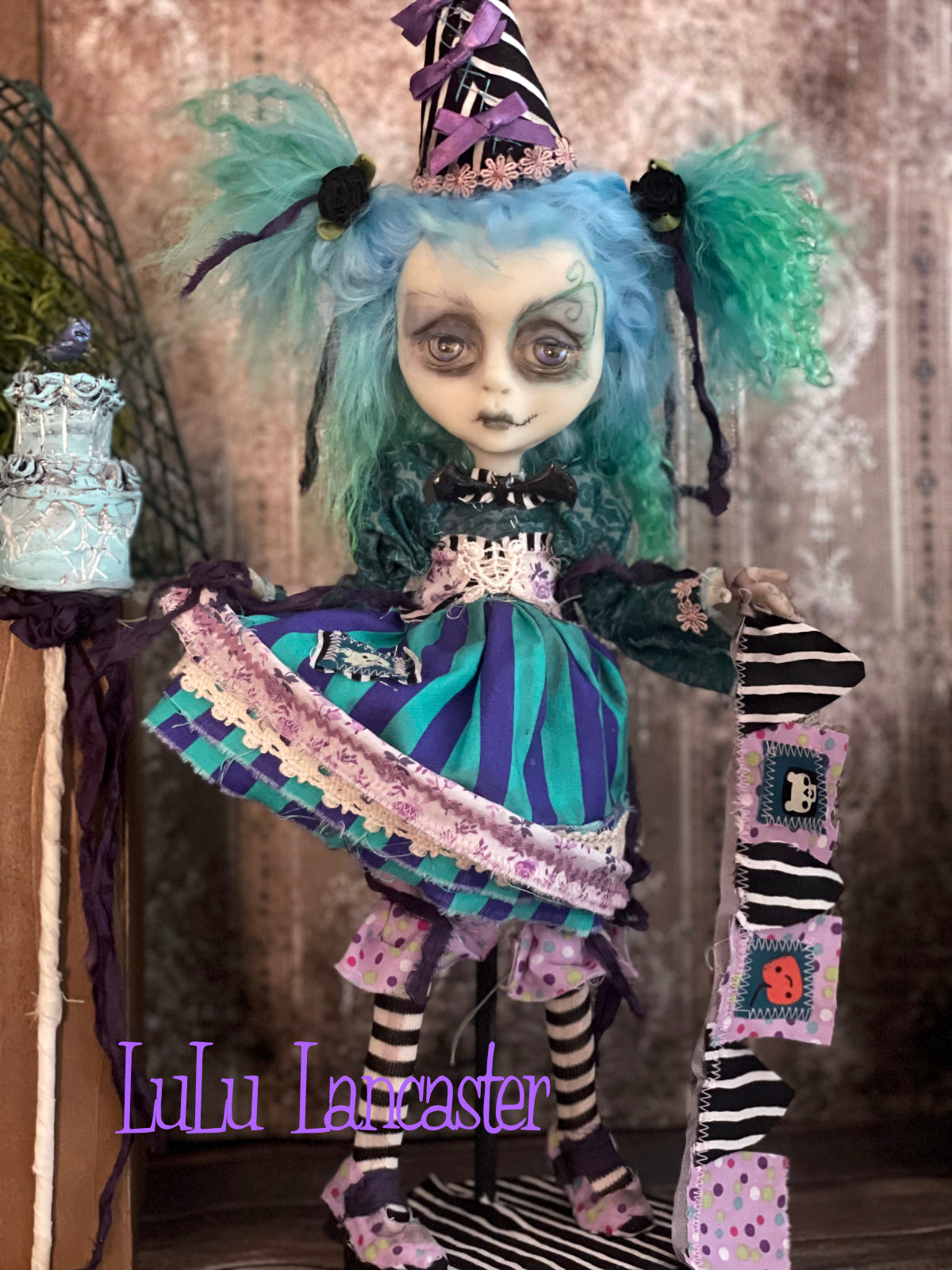 Paisley Halloween Party Kid Original LuLu Lancaster Art Dolls