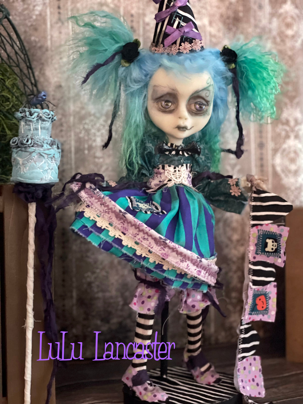 Paisley Halloween Party Kid Original LuLu Lancaster Art Dolls