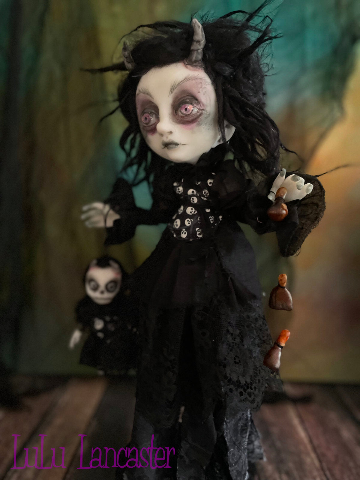 Petronella the Dark Witch  Original LuLu Lancaster Art Doll