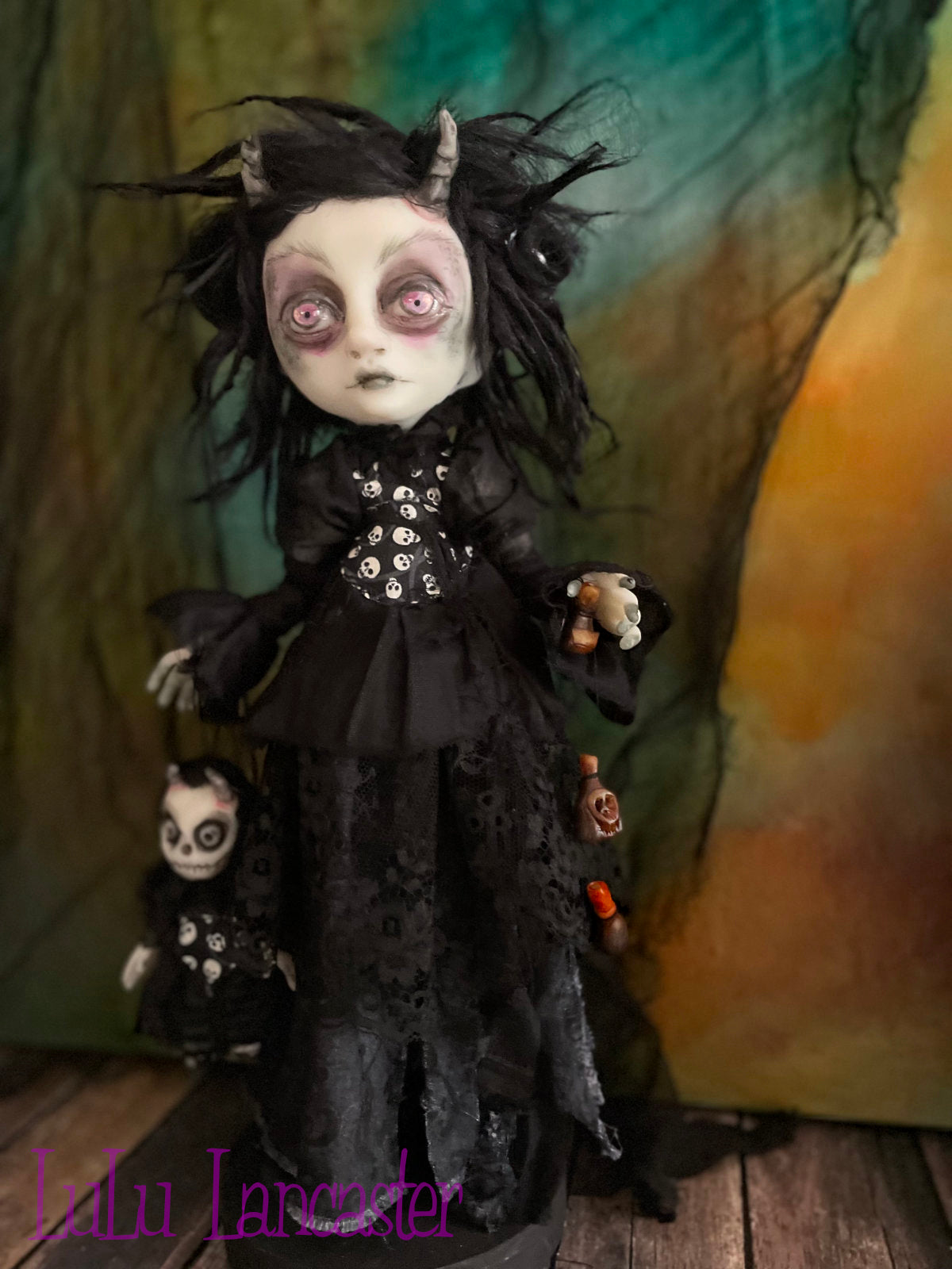 Petronella the Dark Witch  Original LuLu Lancaster Art Doll