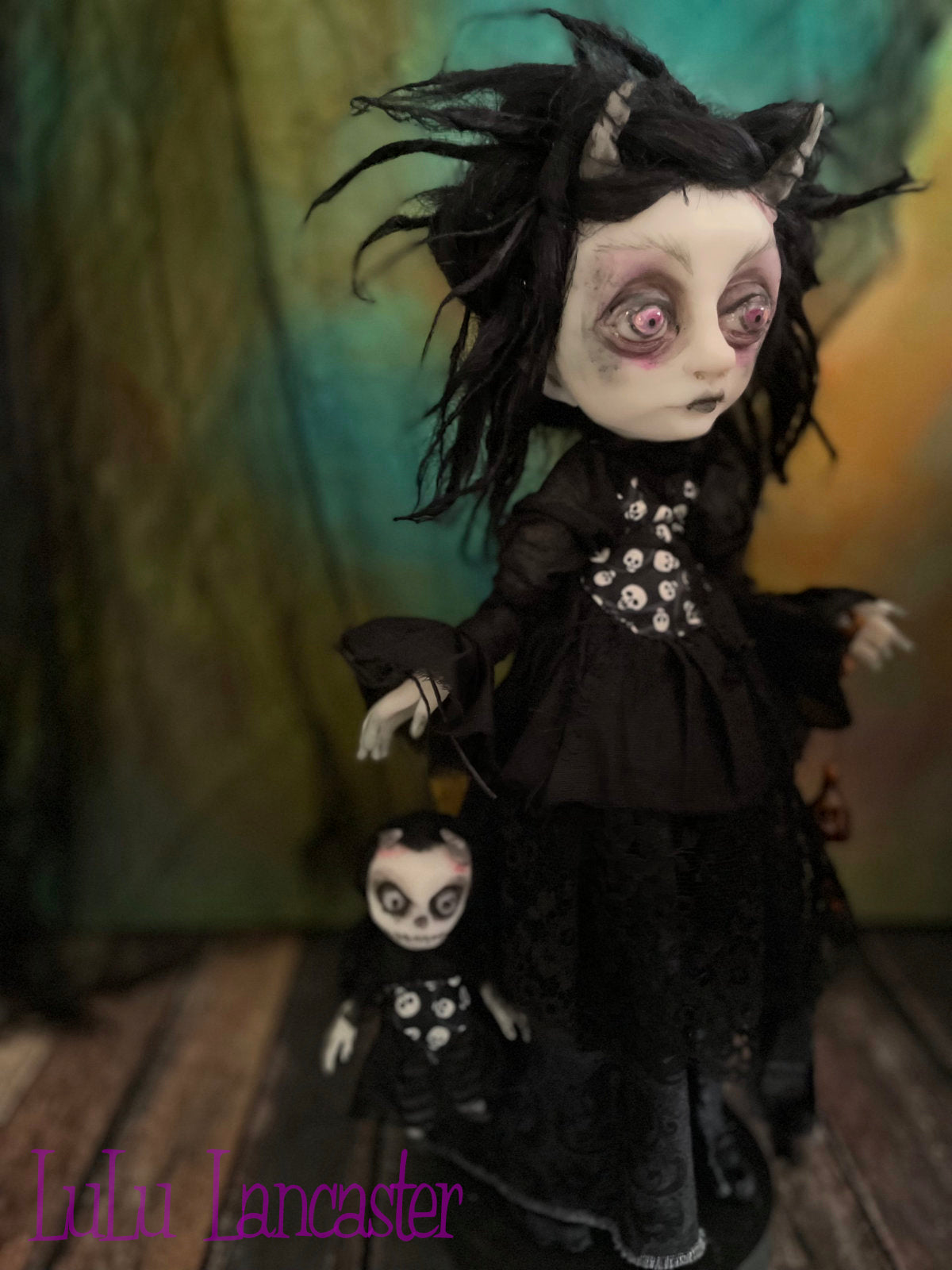 Petronella the Dark Witch  Original LuLu Lancaster Art Doll