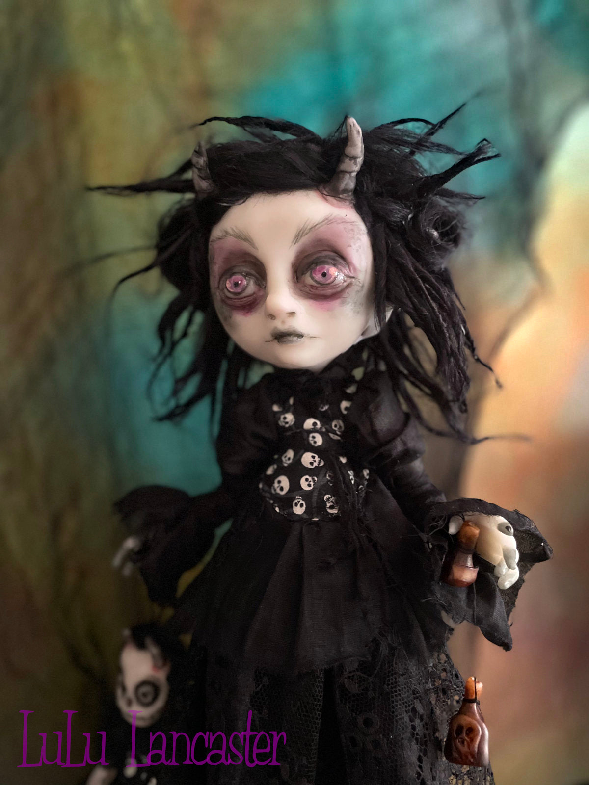 Petronella the Dark Witch  Original LuLu Lancaster Art Doll