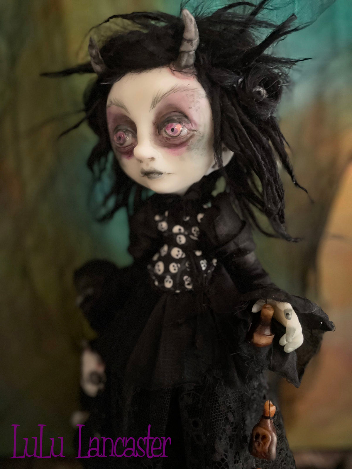 Petronella the Dark Witch  Original LuLu Lancaster Art Doll