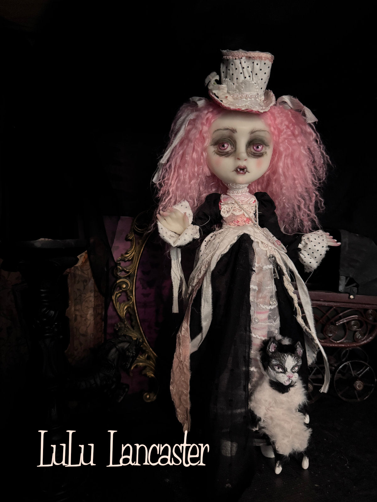 Phoebe and Carl Spring Vampire Original LuLu Lancaster Art Doll