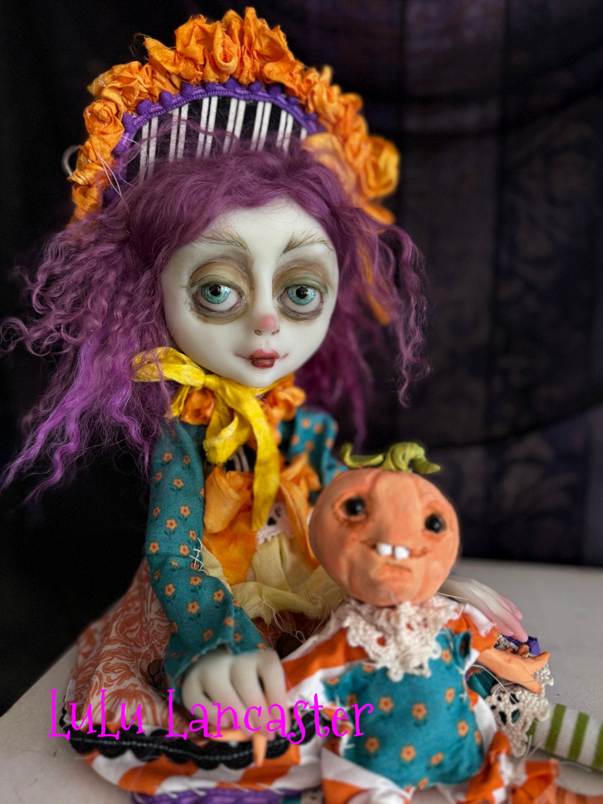 Phoebe Punkin Halloween Original LuLu Lancaster Art Dolls