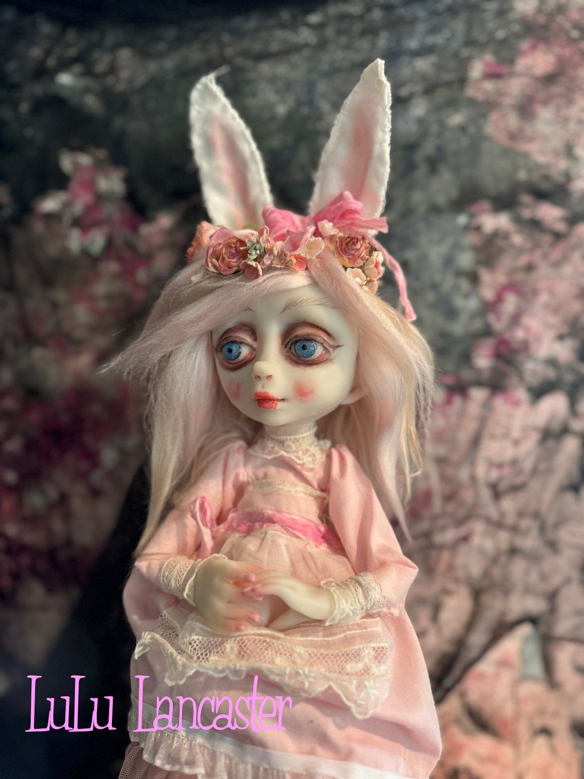 Pink Alice Rabbit~ Original Lulu Lancaster Art Doll
