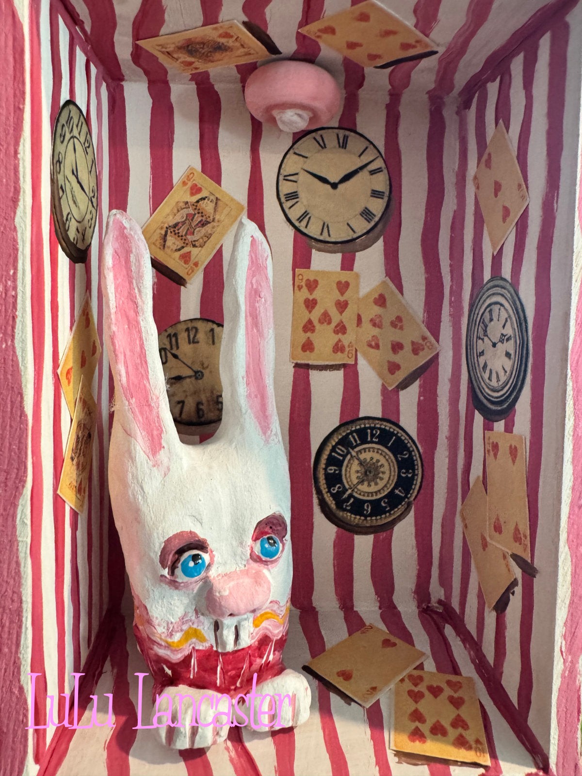 Pink Alice Rabbit~ Original Lulu Lancaster Art Doll