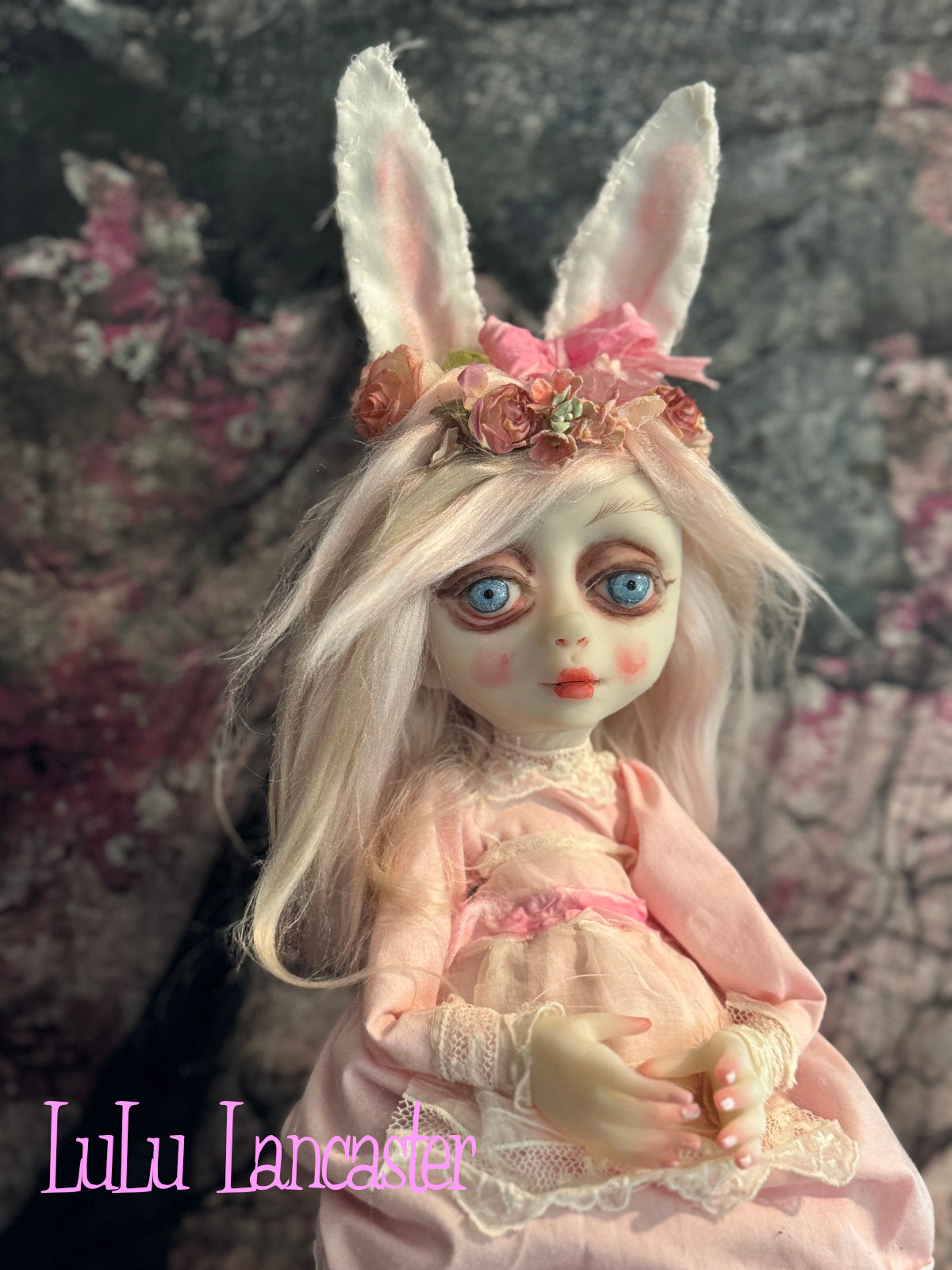 Pink Alice Rabbit~ Original Lulu Lancaster Art Doll