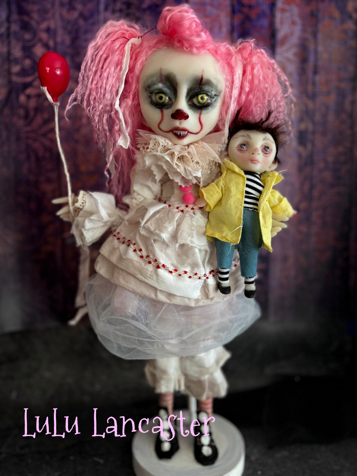 Pinky Pennywise Halloween Original LuLu Lancaster Art Dolls