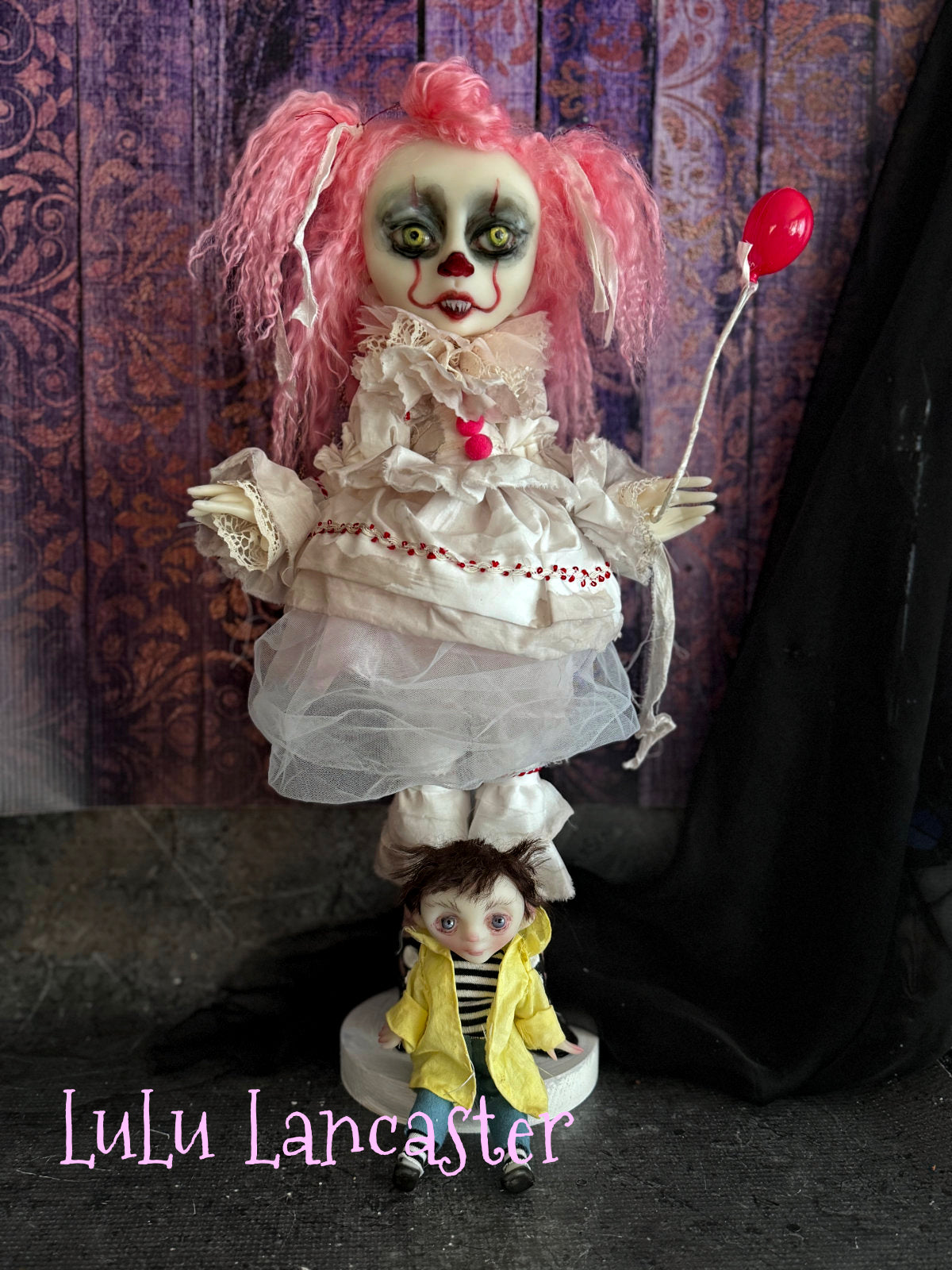 Pinky Pennywise Halloween Original LuLu Lancaster Art Dolls