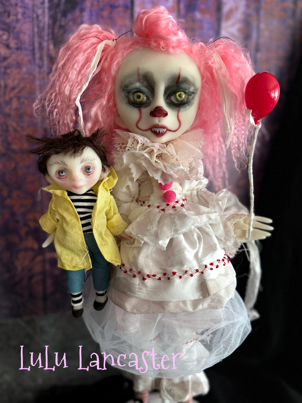 Pinky Pennywise Halloween Original LuLu Lancaster Art Dolls