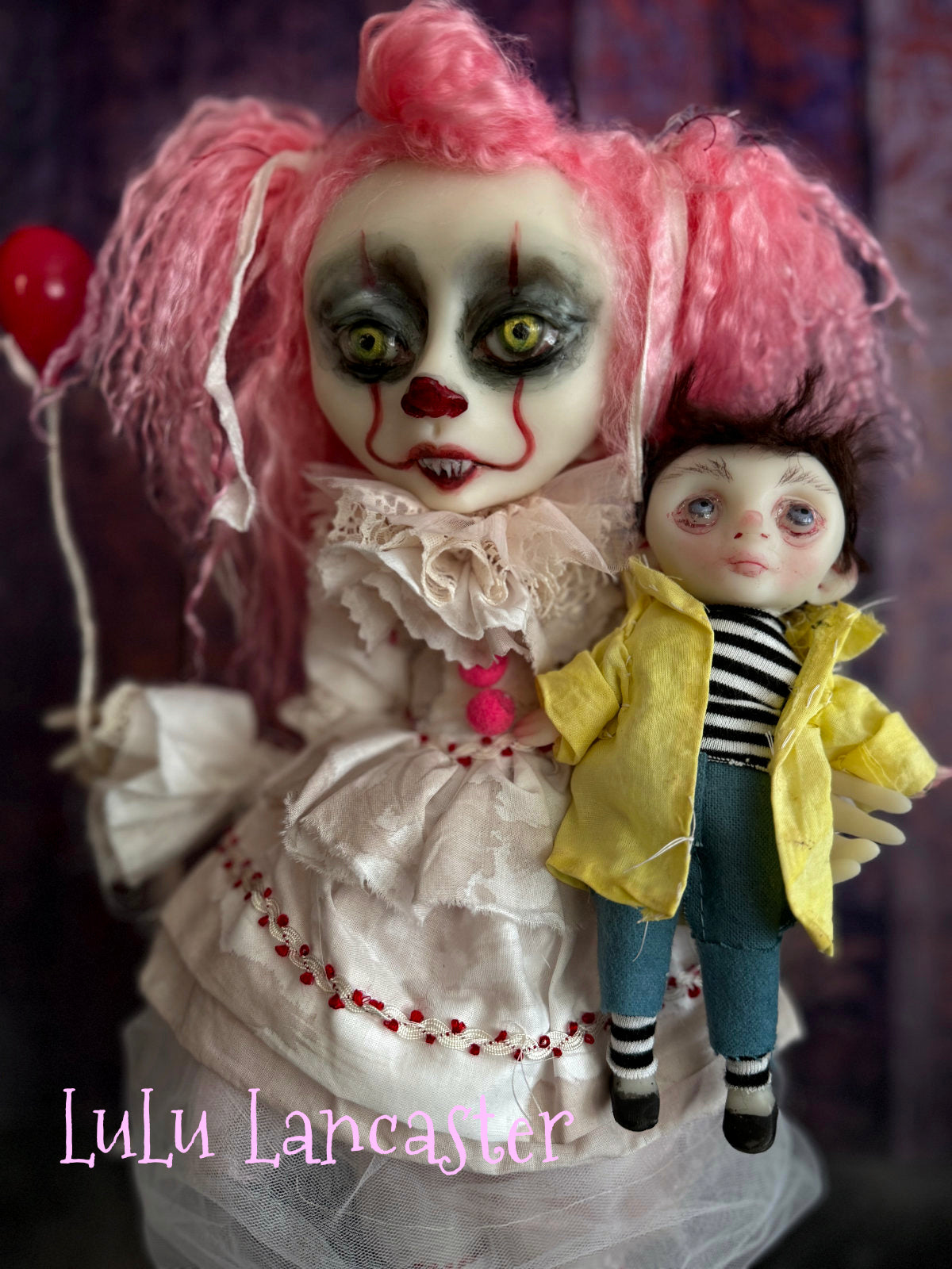 Pinky Pennywise Halloween Original LuLu Lancaster Art Dolls