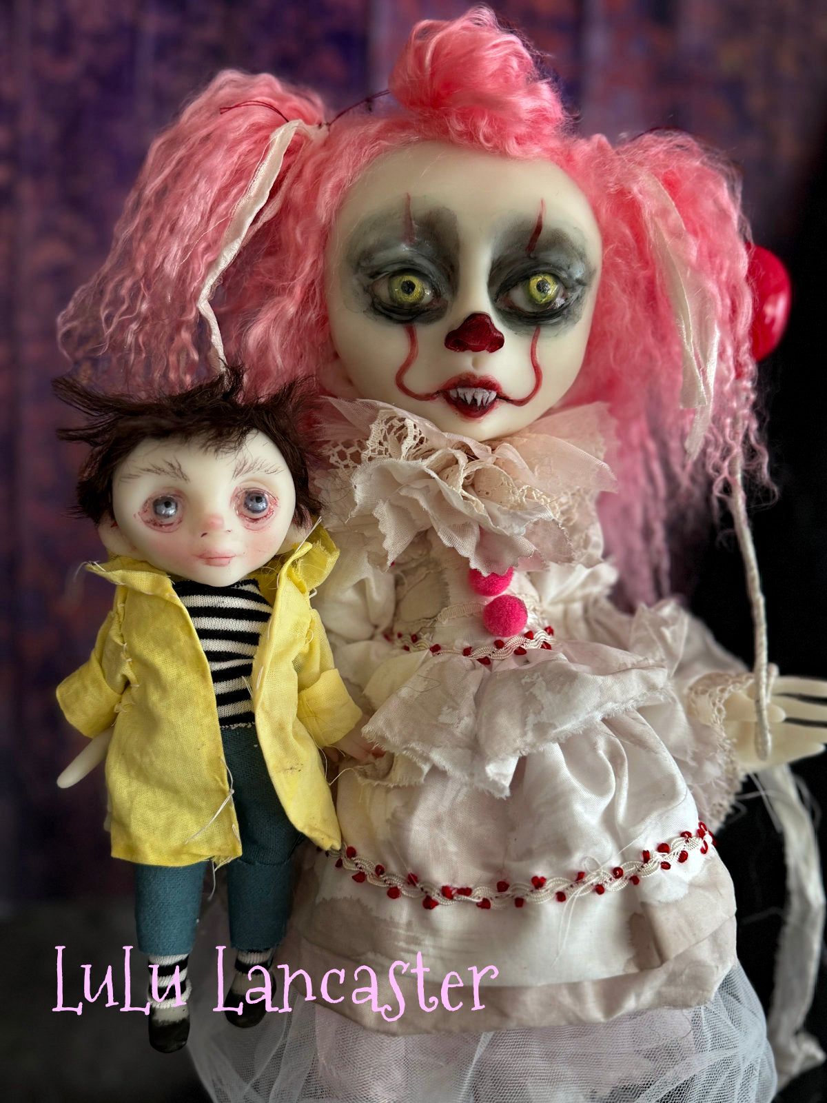 Pinky Pennywise Halloween Original LuLu Lancaster Art Dolls