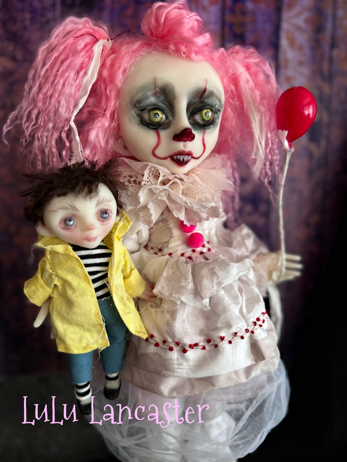 Pinky Pennywise Halloween Original LuLu Lancaster Art Dolls