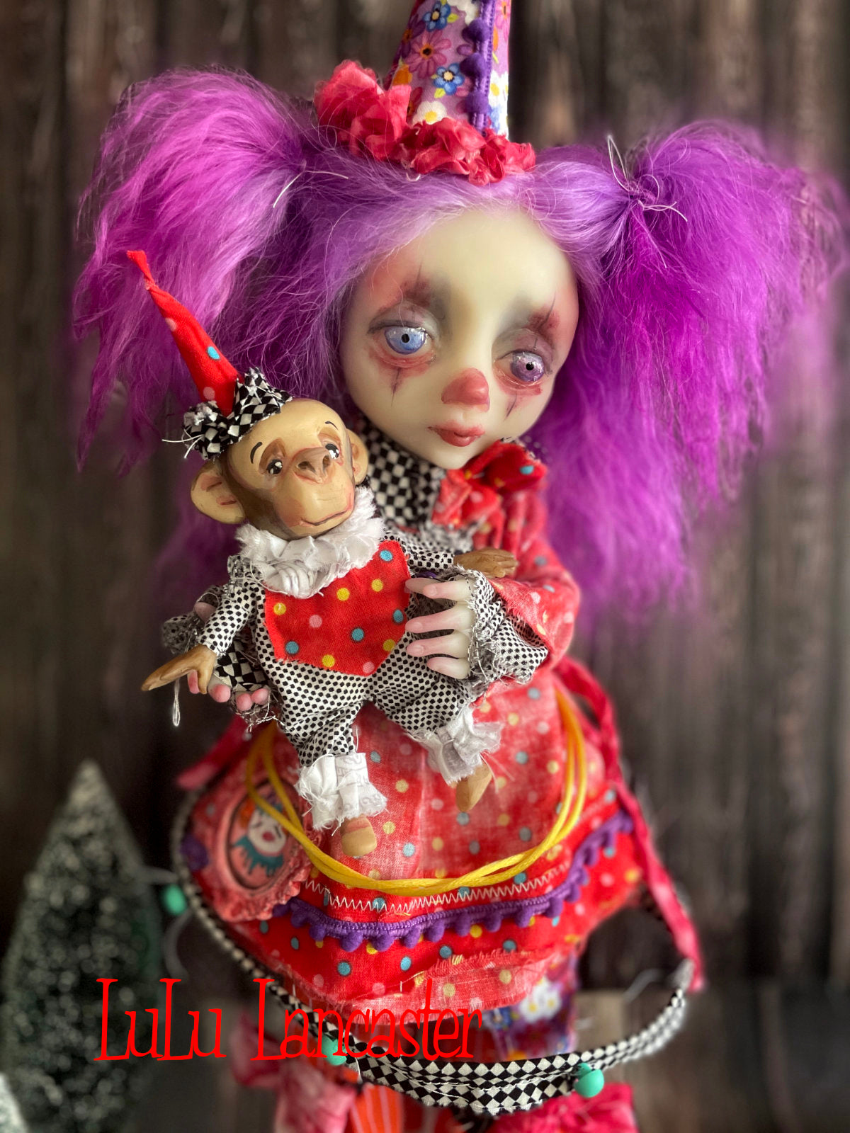 Posey and PipPop Poupee the clown Original LuLu Lancaster Art Doll