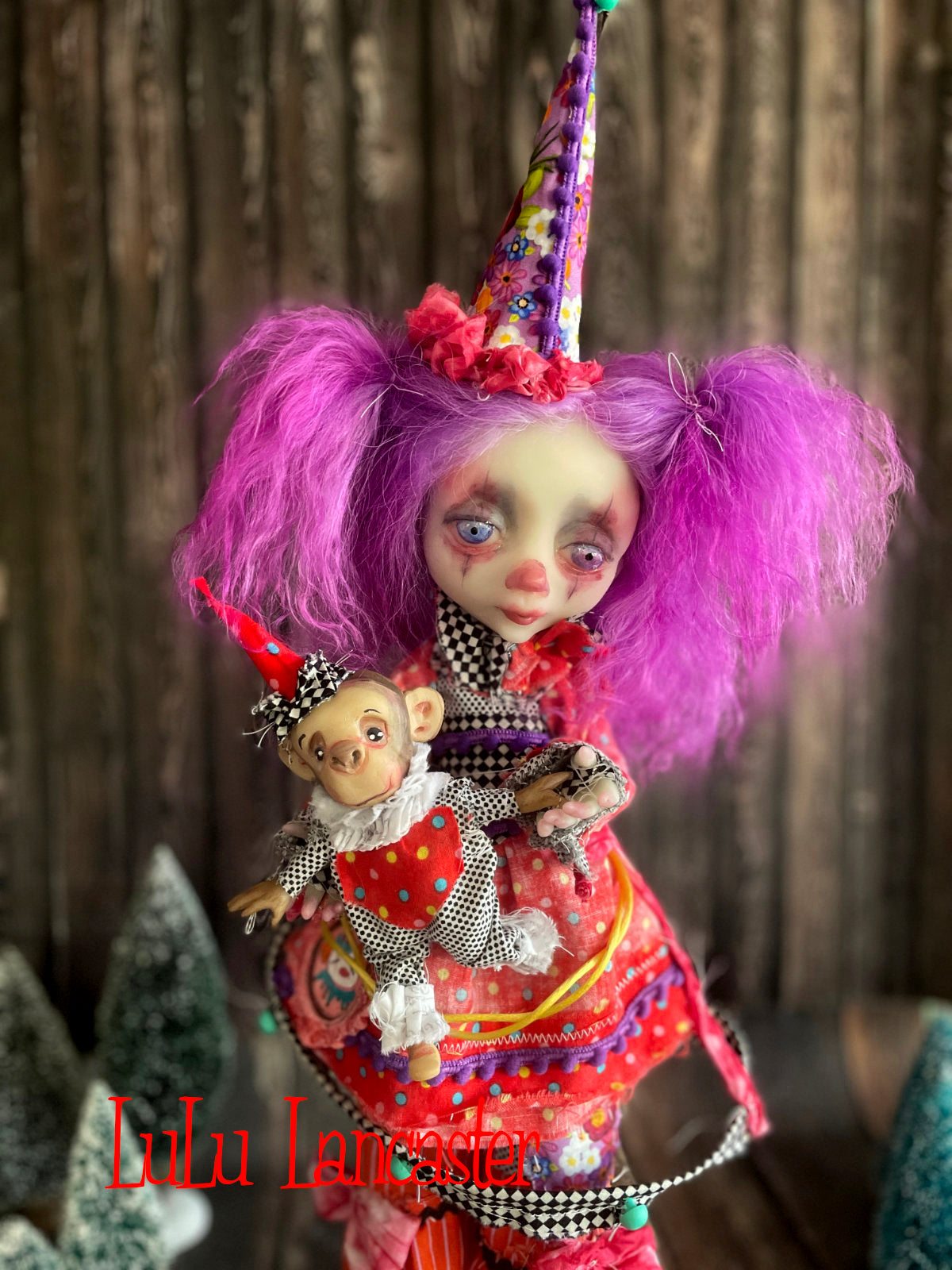 Posey and PipPop Poupee the clown Original LuLu Lancaster Art Doll