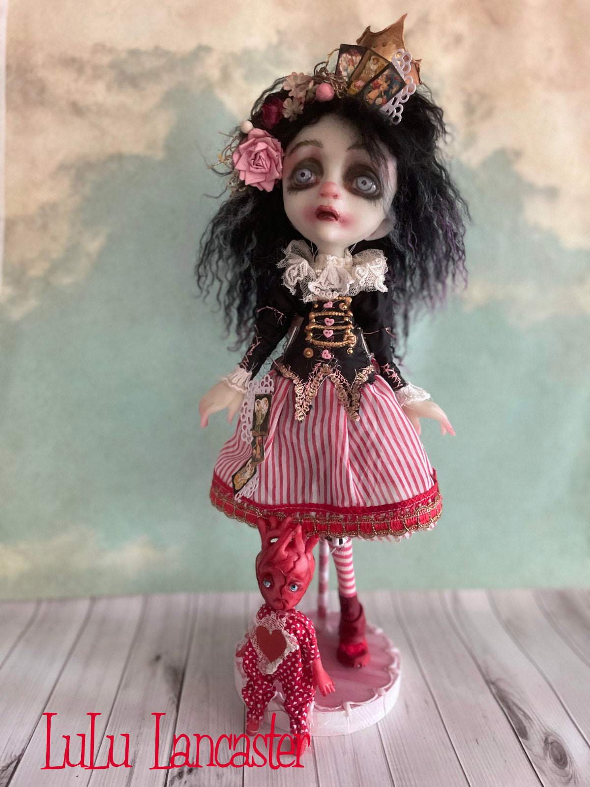 Princess Valentine of broken hearts Original LuLu Lancaster Art Doll
