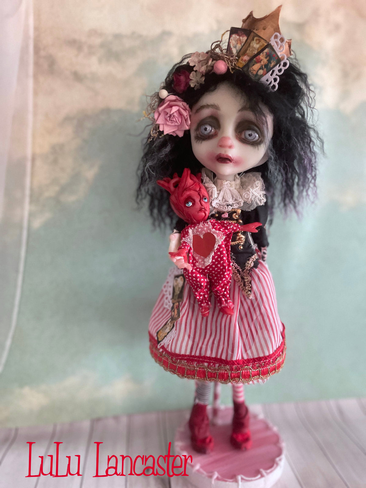 Princess Valentine of broken hearts Original LuLu Lancaster Art Doll