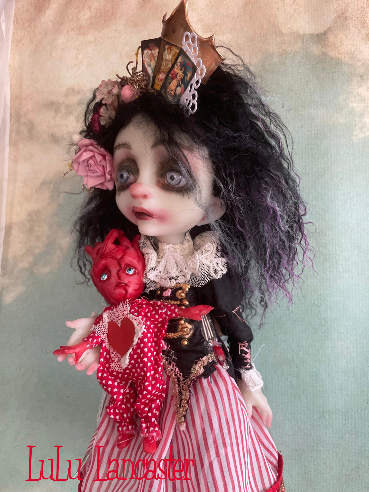 Princess Valentine of broken hearts Original LuLu Lancaster Art Doll
