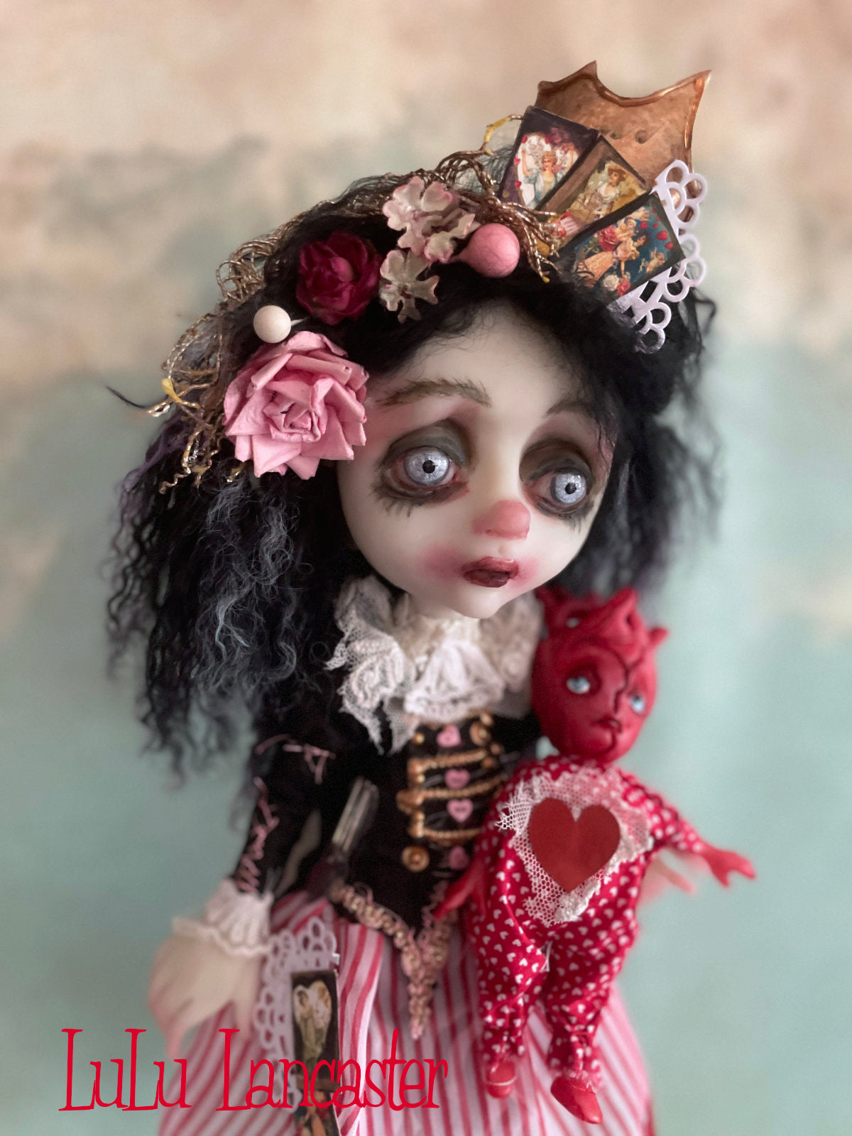 Princess Valentine of broken hearts Original LuLu Lancaster Art Doll