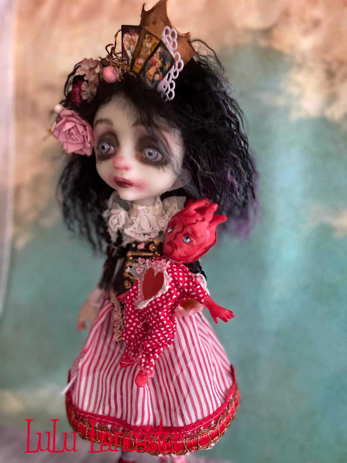 Princess Valentine of broken hearts Original LuLu Lancaster Art Doll