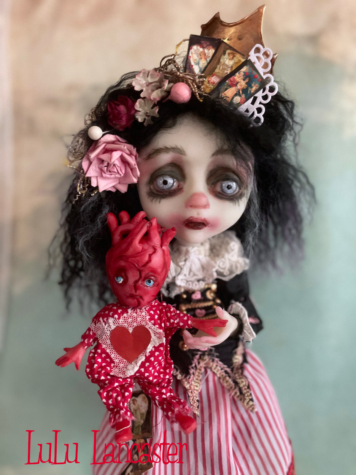 Princess Valentine of broken hearts Original LuLu Lancaster Art Doll