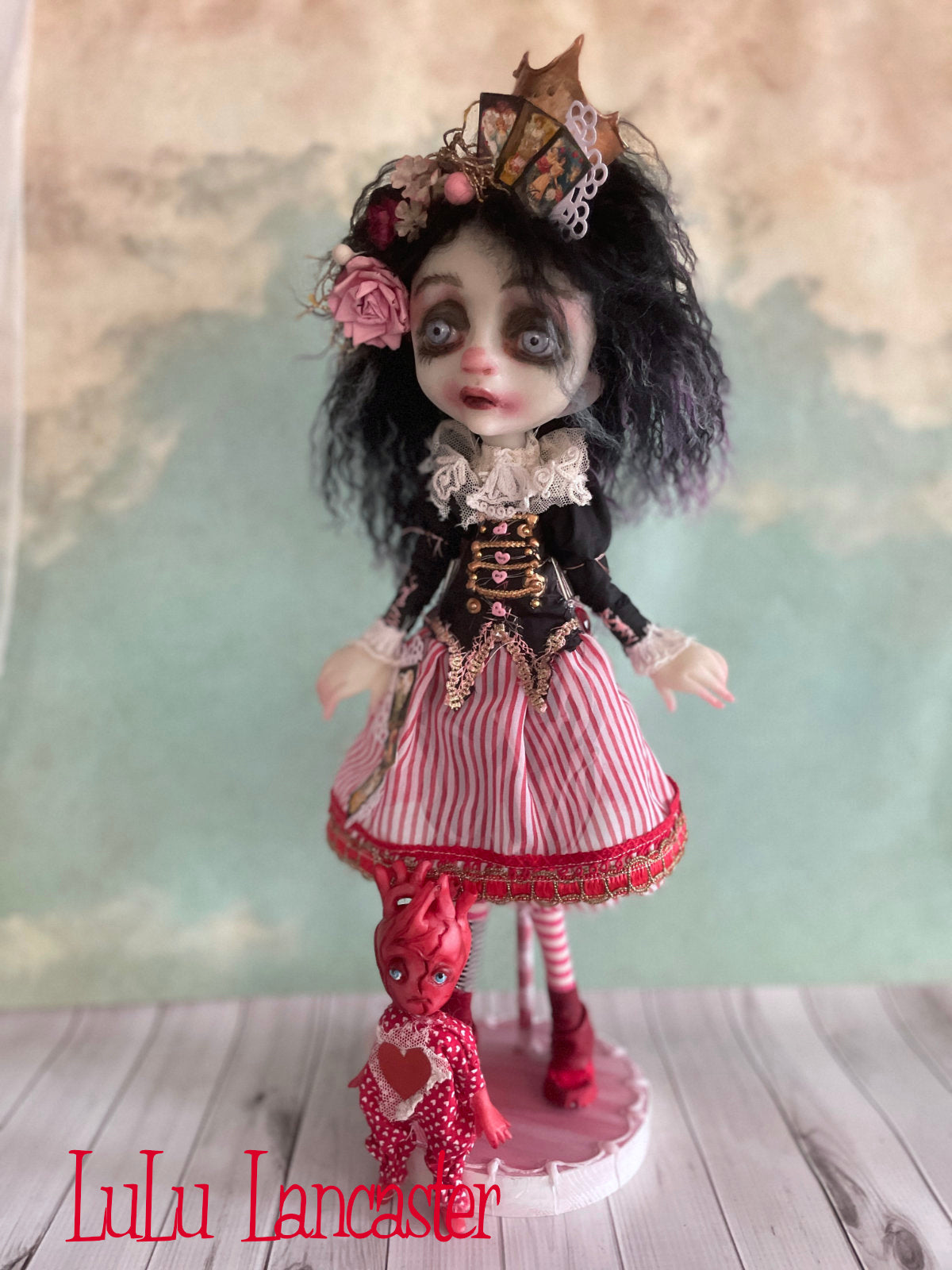 Princess Valentine of broken hearts Original LuLu Lancaster Art Doll