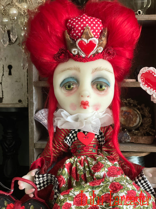 Traveling Queen Of Hearts Original LuLu Lancaster Art Doll