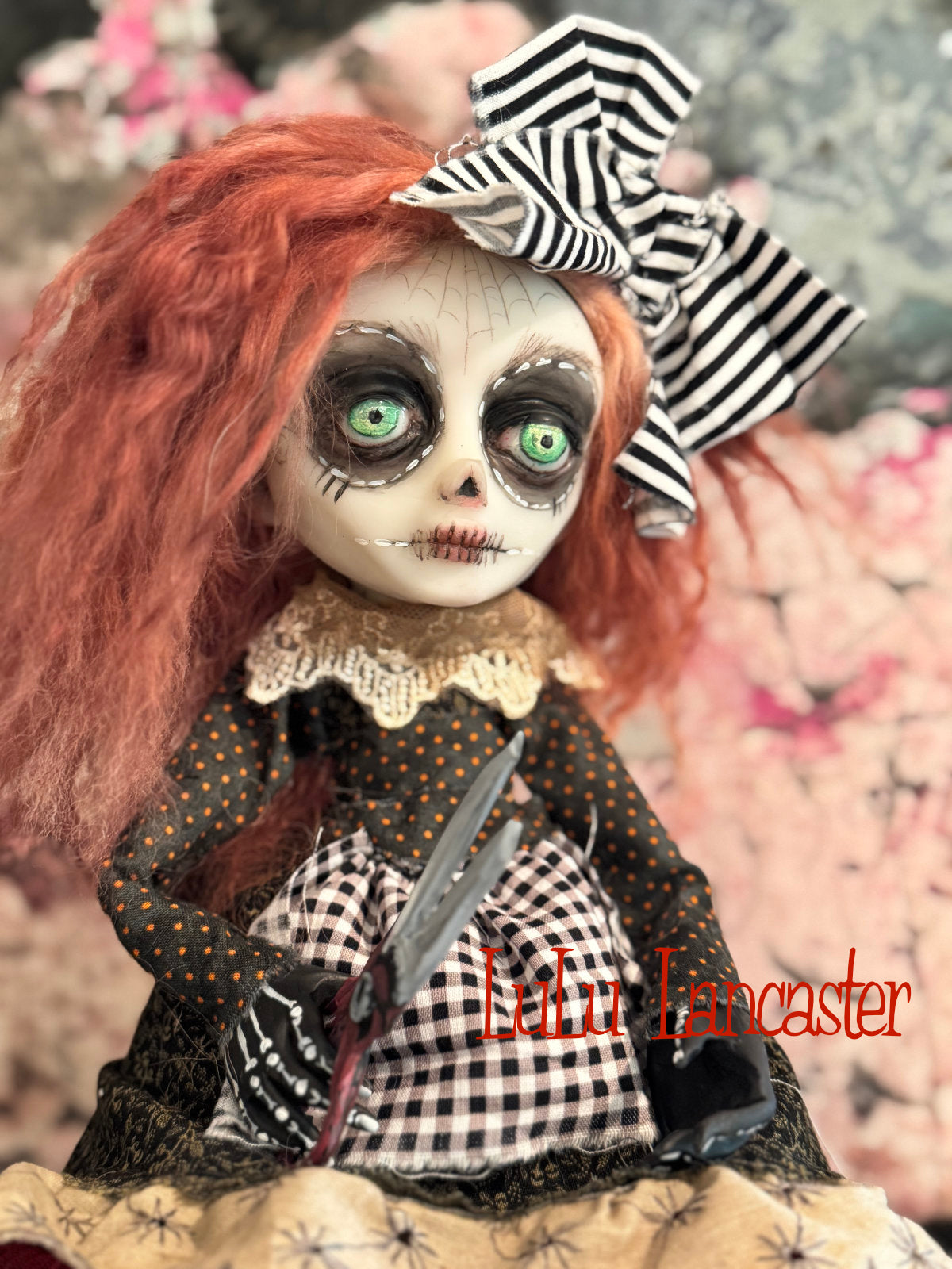 Raggedy was Anne Goth Rag Doll~ Original Lulu Lancaster Art Doll