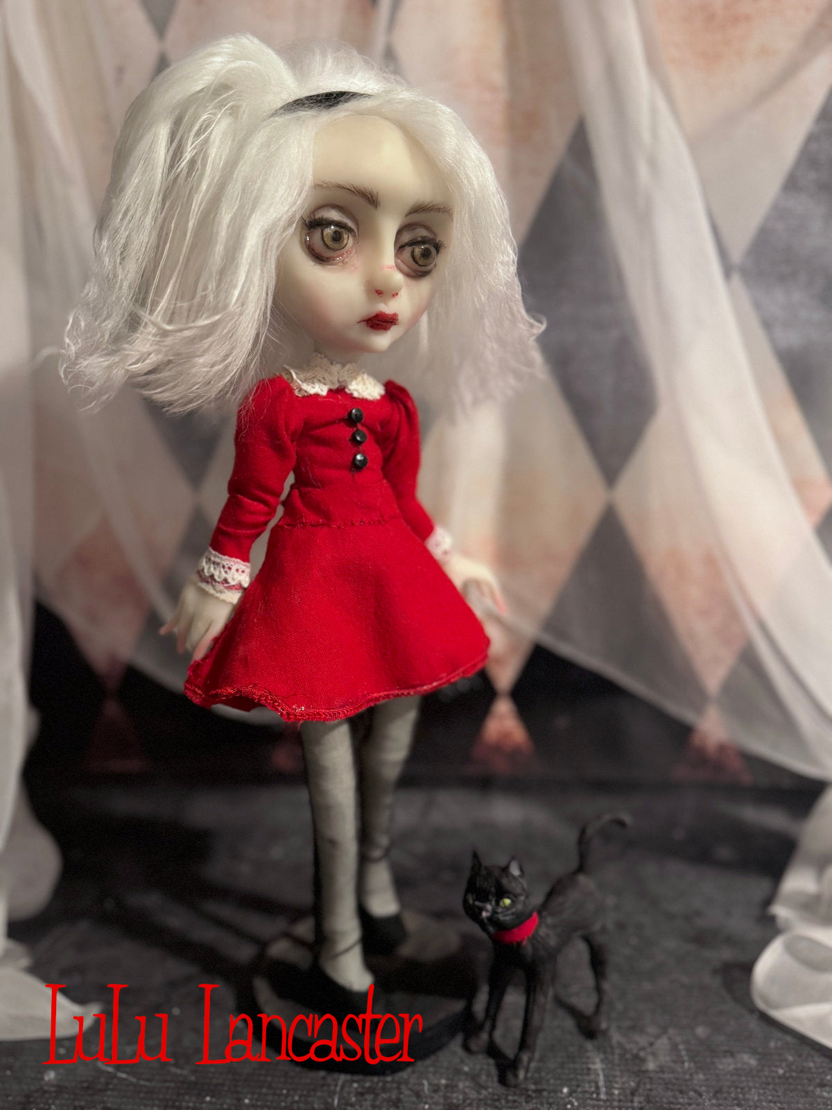 Sabrina and Salem Original LuLu Lancaster Art Doll