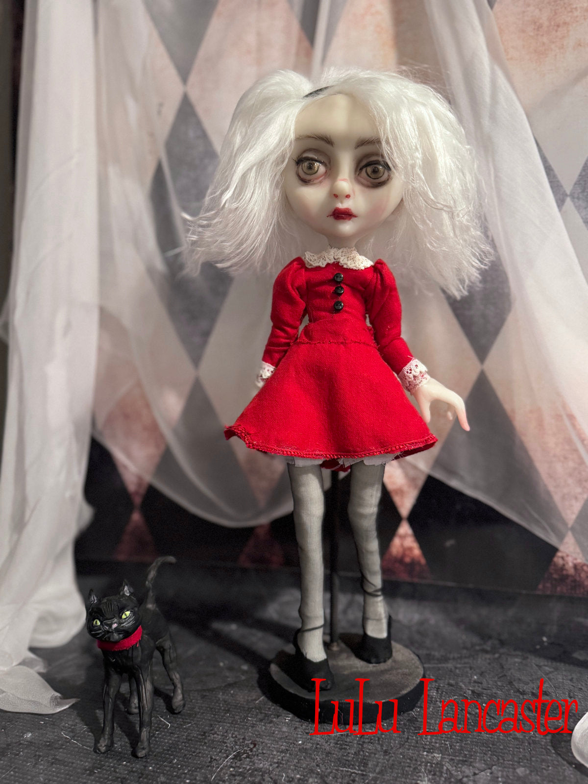 Sabrina and Salem Original LuLu Lancaster Art Doll