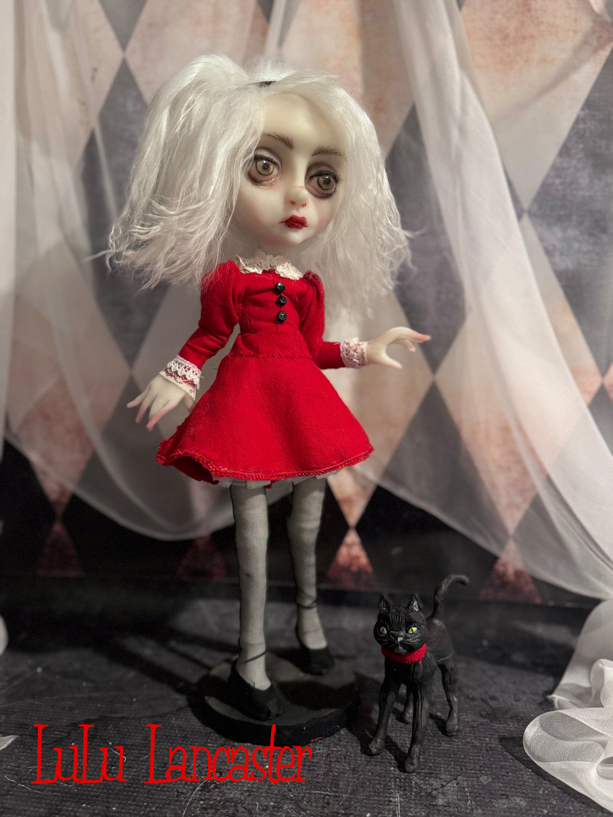 Sabrina and Salem Original LuLu Lancaster Art Doll