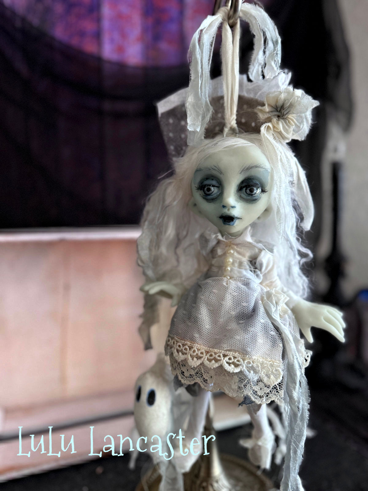Sansi Mini Glow Ghostie Halloween Original LuLu Lancaster Art Dolls