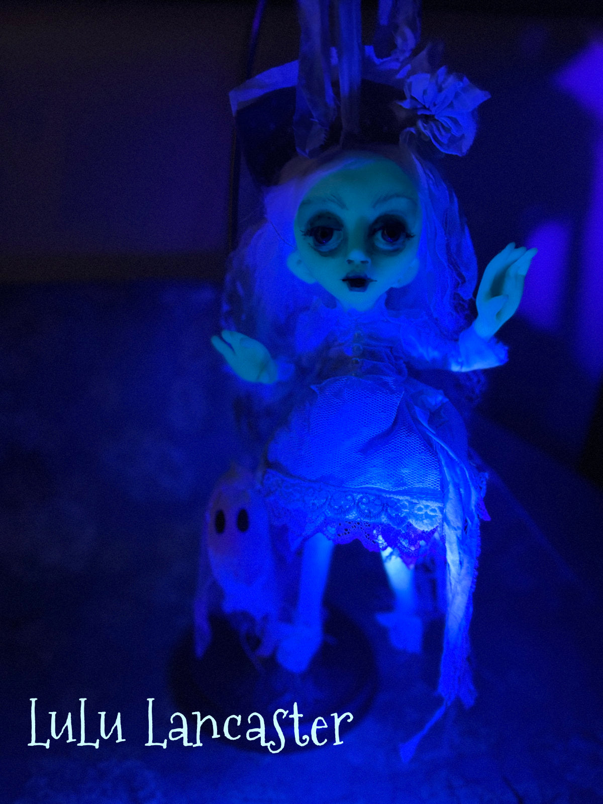 Sansi Mini Glow Ghostie Halloween Original LuLu Lancaster Art Dolls