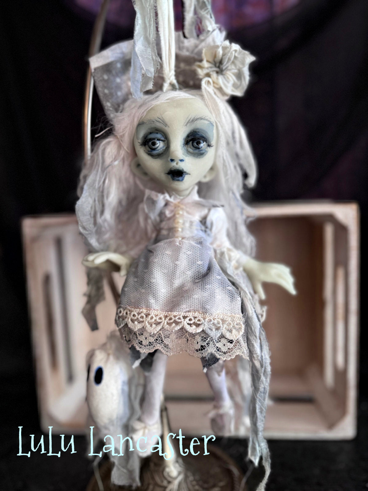 Sansi Mini Glow Ghostie Halloween Original LuLu Lancaster Art Dolls