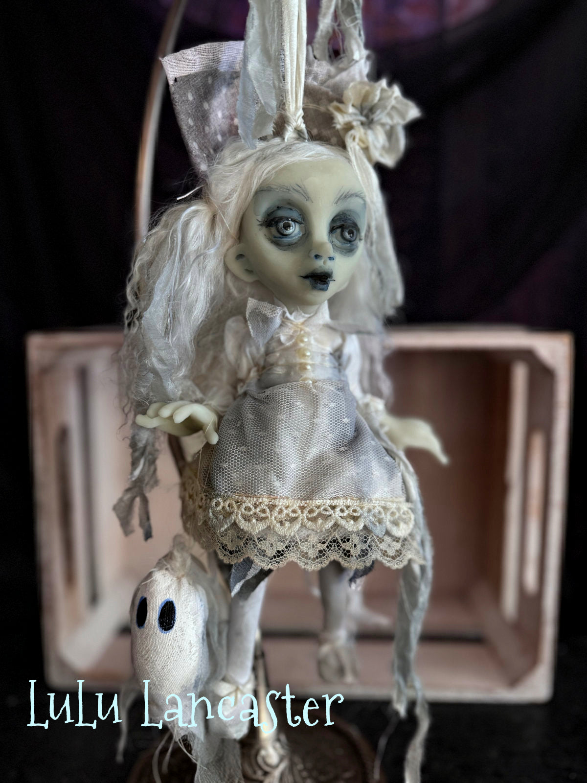 Sansi Mini Glow Ghostie Halloween Original LuLu Lancaster Art Dolls