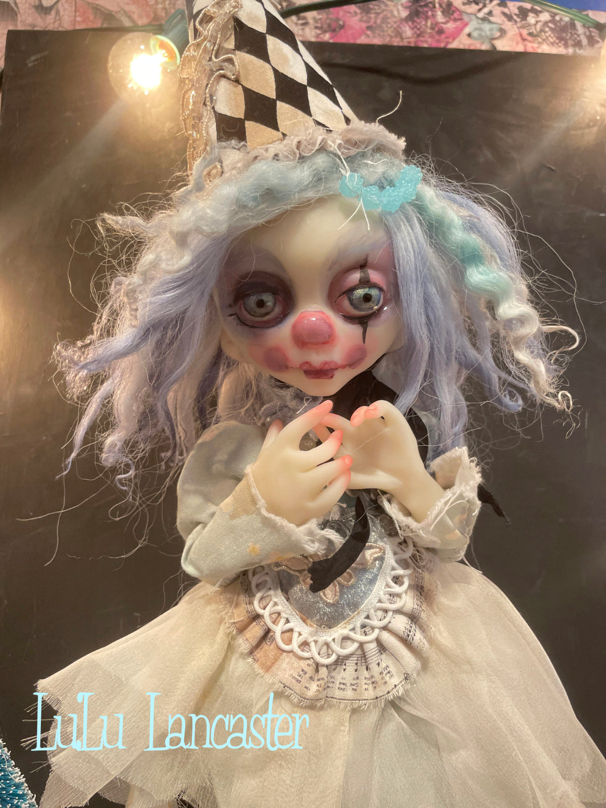 Silence Poupee the winter clown LuLu's Holiday Original LuLu Lancaster Art Doll
