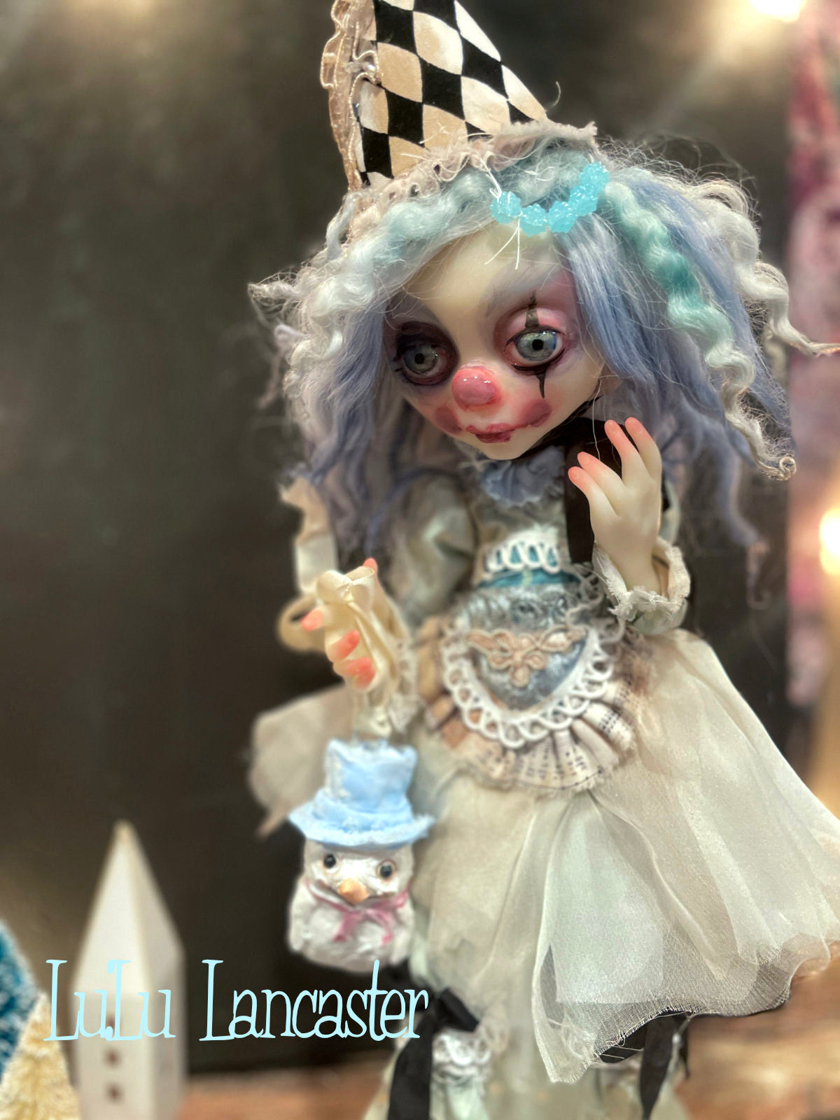 Silence Poupee the winter clown LuLu's Holiday Original LuLu Lancaster Art Doll