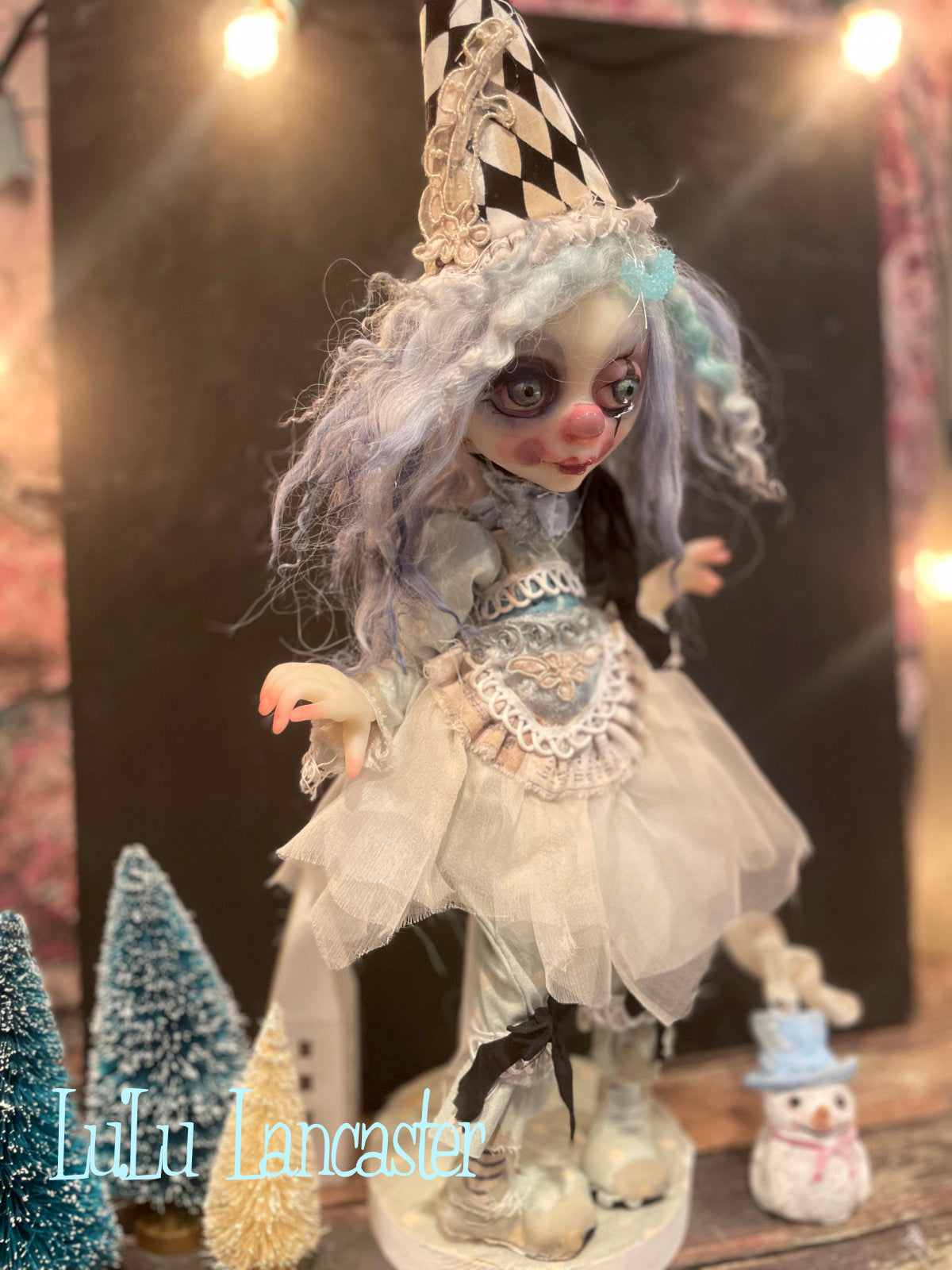 Silence Poupee the winter clown LuLu's Holiday Original LuLu Lancaster Art Doll