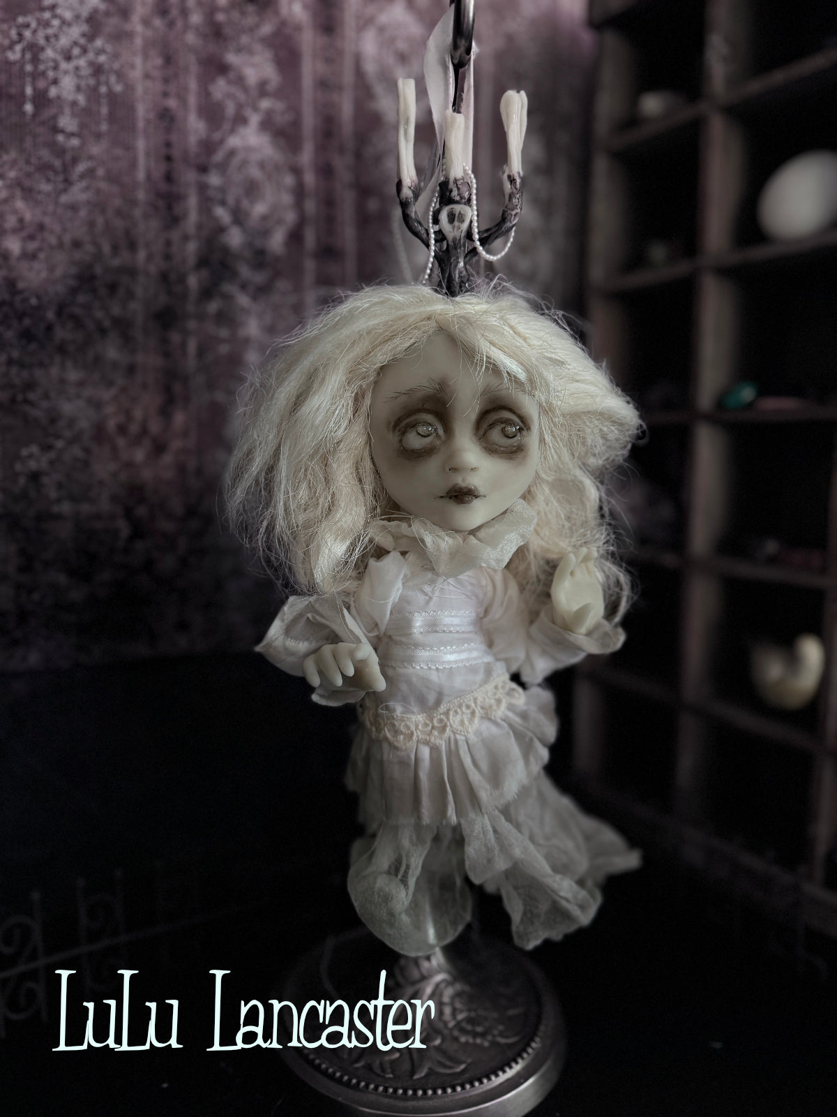 Sofia glow in the dark hanging ghost Original LuLu Lancaster Art Doll