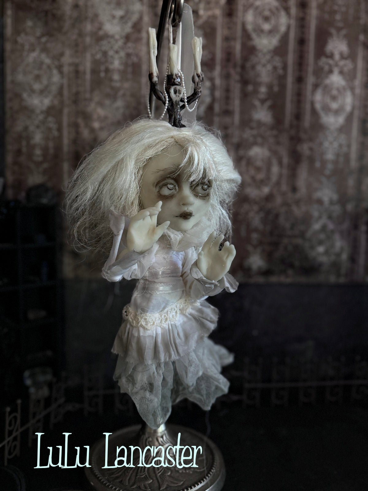 Sofia glow in the dark hanging ghost Original LuLu Lancaster Art Doll