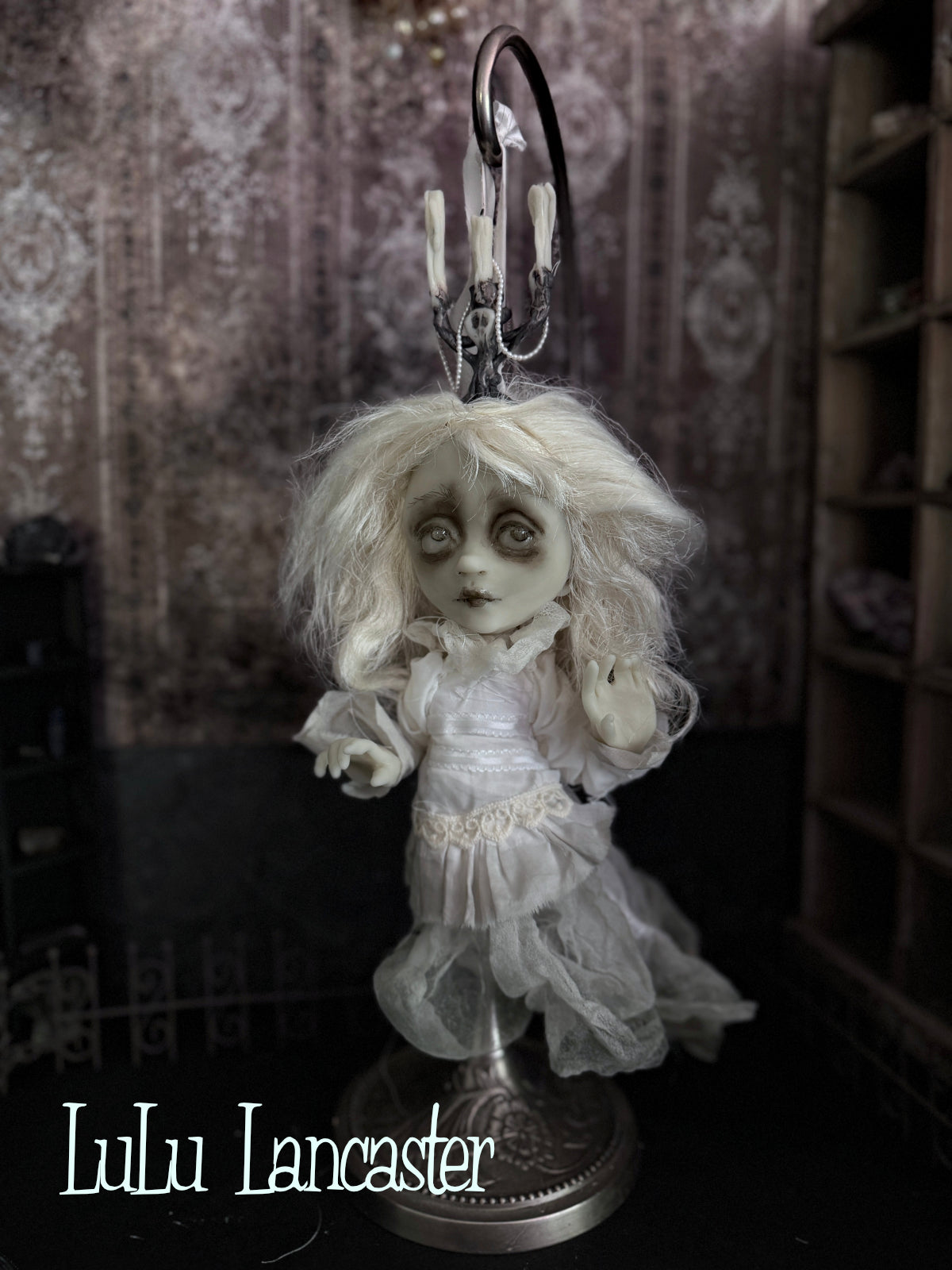 Sofia glow in the dark hanging ghost Original LuLu Lancaster Art Doll