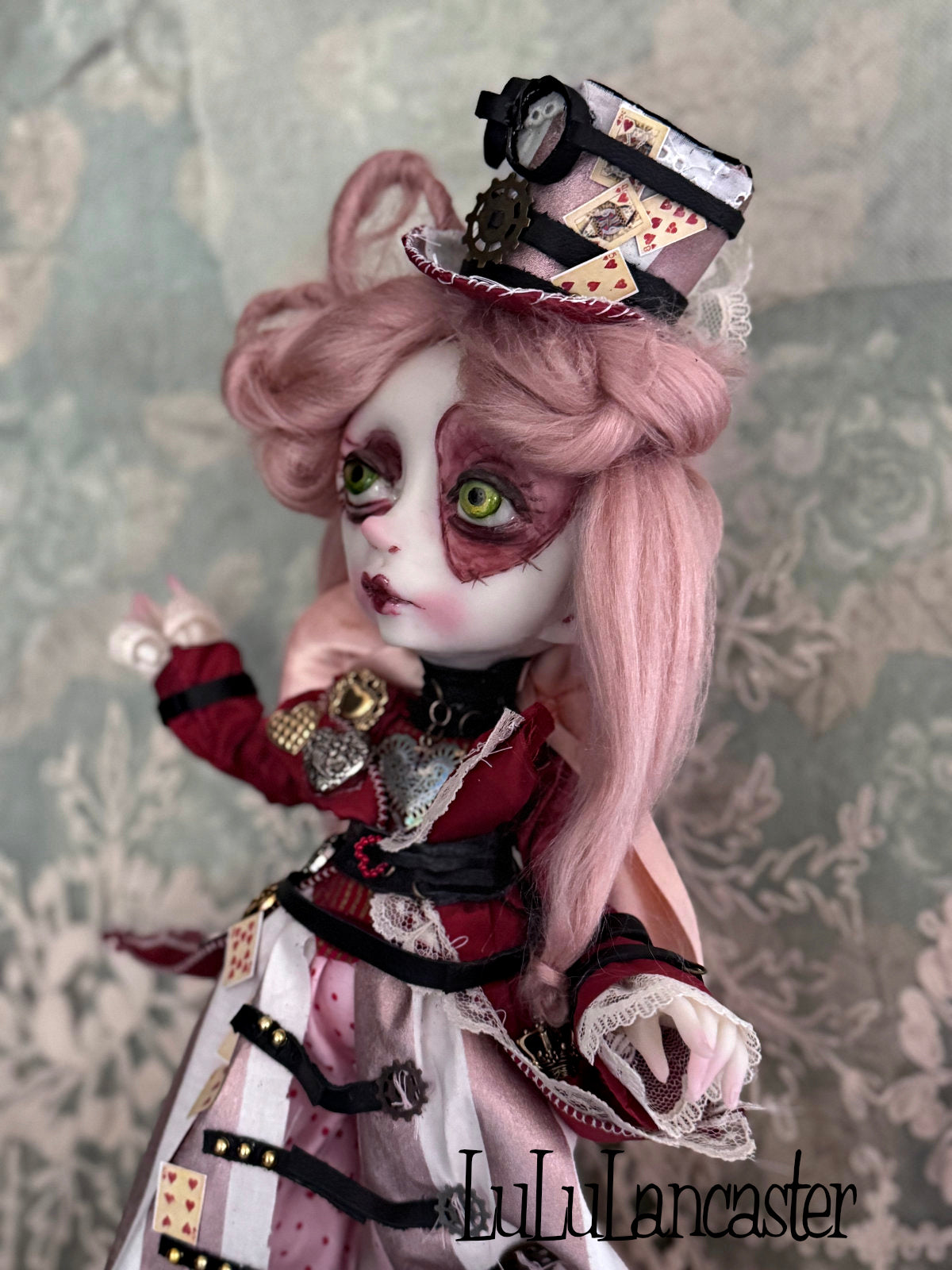 Queen of Hearts Steampunk Original LuLu Lancaster Art Doll