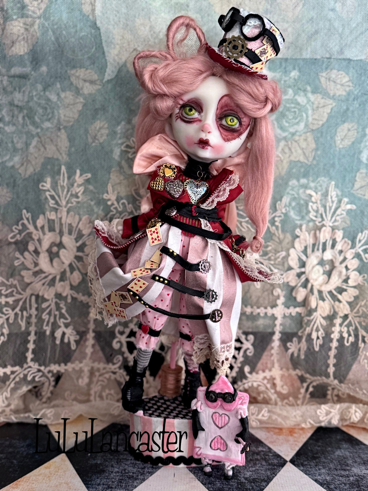 Queen of Hearts Steampunk Original LuLu Lancaster Art Doll