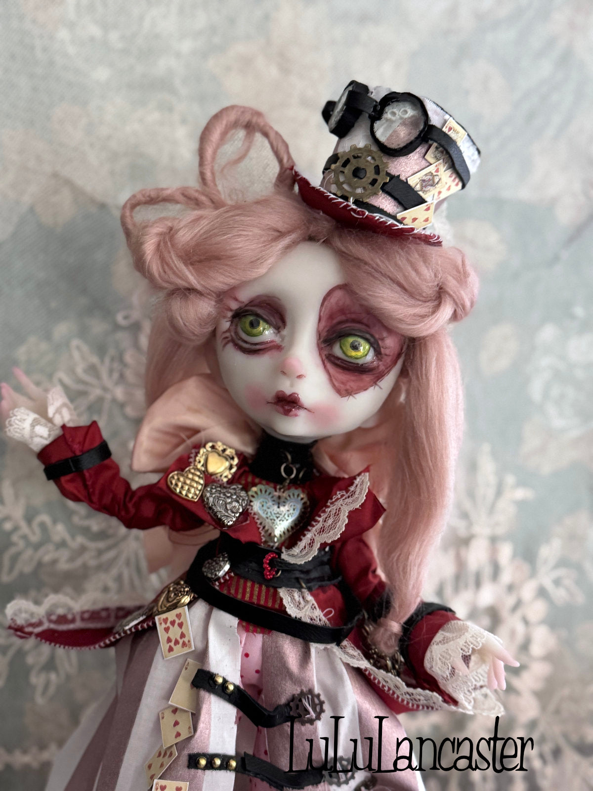 Queen of Hearts Steampunk Original LuLu Lancaster Art Doll