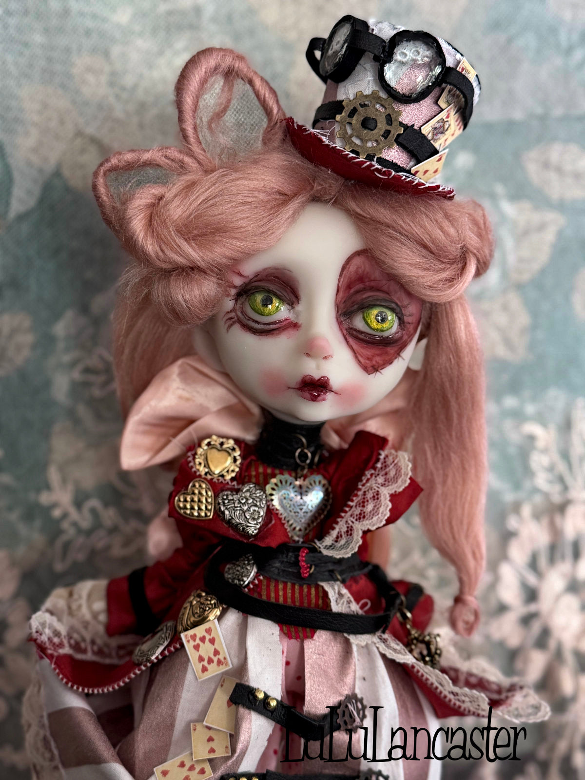 Queen of Hearts Steampunk Original LuLu Lancaster Art Doll