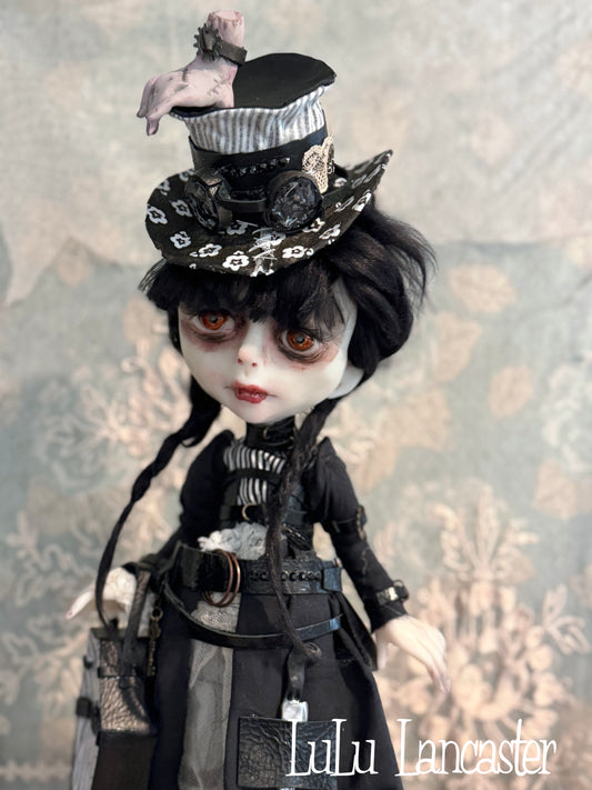 Wednesday Steampunk Traveler Original LuLu Lancaster Art Doll